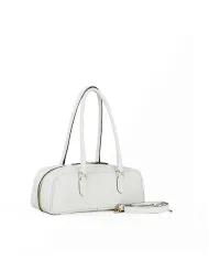 Loristella Borsa in pelle Linda Bianco