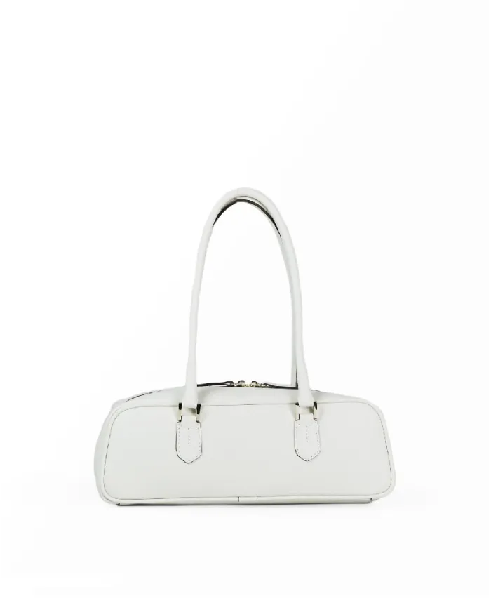 Loristella Borsa in pelle Linda Bianco