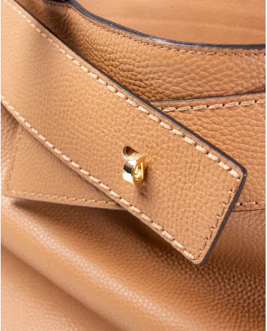 Loristella Borsa grande in pelle Giada Beige