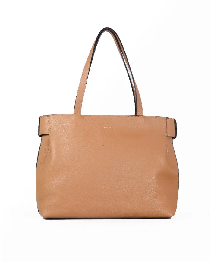 Loristella Borsa grande in pelle Giada Cuoio