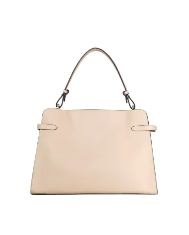 Loristella Borsa a mano in pelle martellata con tracolla Matilda Beige