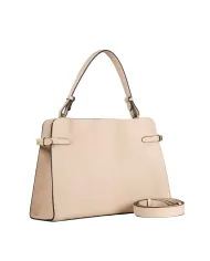 Loristella Borsa a mano in pelle martellata con tracolla Matilda Beige