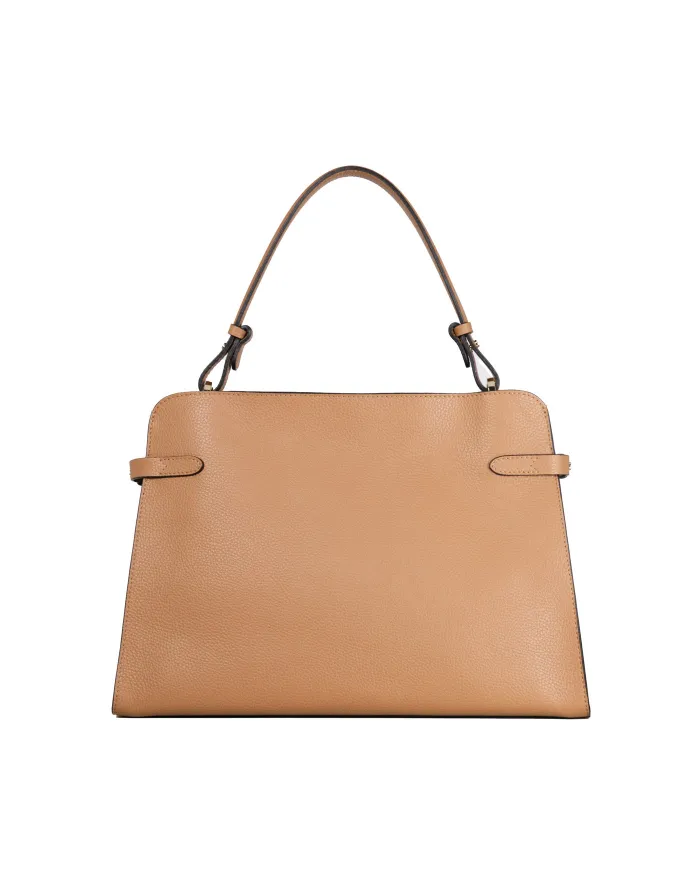 Loristella Borsa a mano in pelle martellata con tracolla Matilda Cuoio