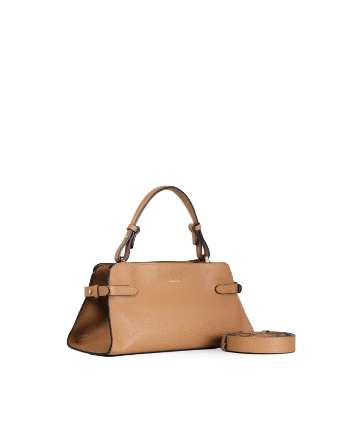 Loristella Borsa piccola a mano in pelle martellata con tracolla Matilda Cuoio