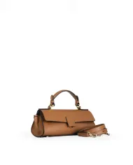 Loristella Borsa piccola in pelle liscia con pattina e tracolla The Bethlow Cuoio