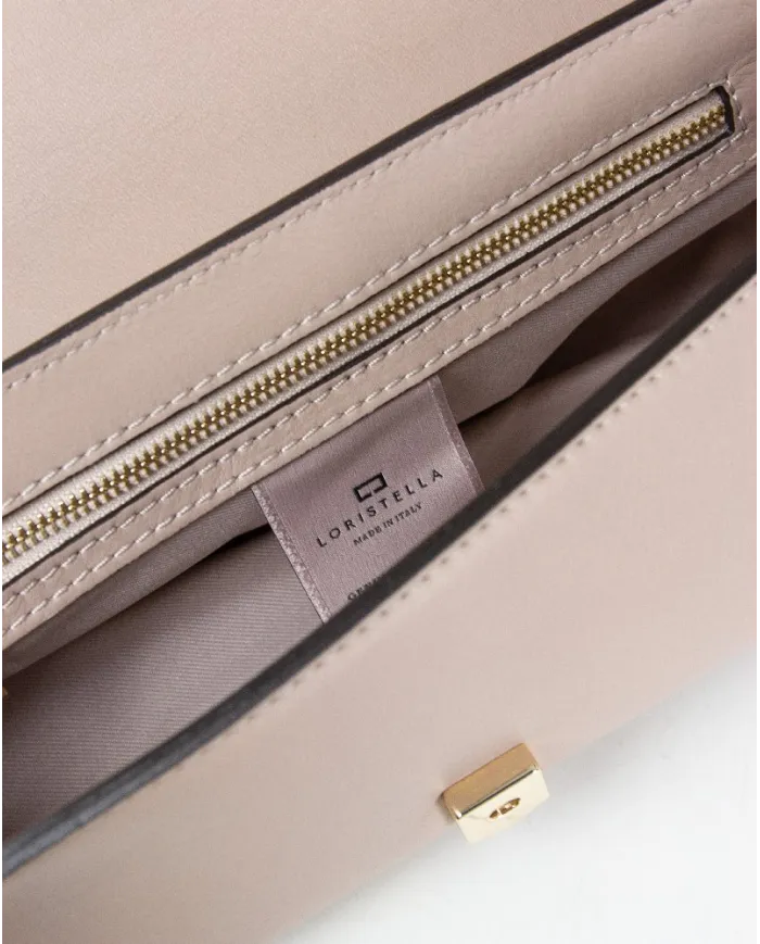 Loristella Borsa piccola in pelle liscia con pattina e tracolla The Bethlow Cuoio