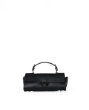 Loristella Borsa piccola in pelle liscia con pattina e tracolla The Bethlow Nero