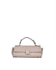 Loristella Borsa piccola in pelle liscia con pattina e tracolla The Bethlow Taupe