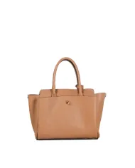 Loristella Borsa in pelle a mano con chiusura a serratura Ellie Cuoio