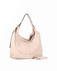 Loristella Borsa a Spalla in Pelle Mary Beige