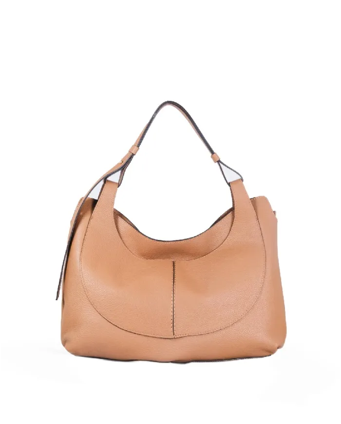 Loristella Borsa a Spalla in Pelle Mary Cuoio