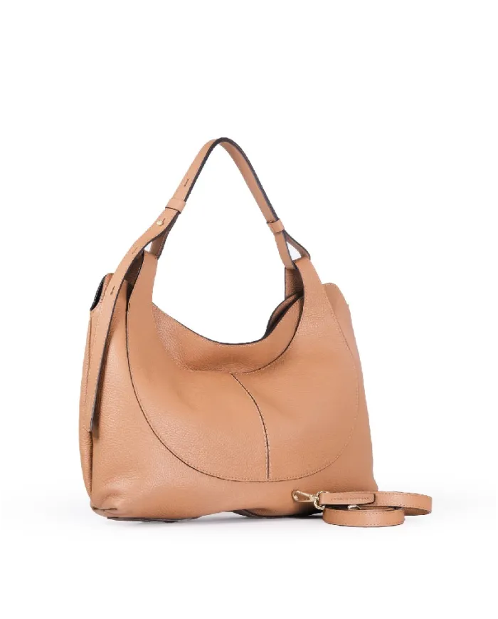 Loristella Borsa a Spalla in Pelle Mary Cuoio