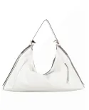 Loristella Borsa Donna Grande in Pelle Vicky Made in Italy Avorio