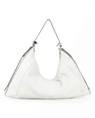 Loristella Borsa Donna Grande in Pelle Vicky Made in Italy Avorio