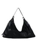 Loristella Borsa Donna Grande in Pelle Vicky Made in Italy Nero