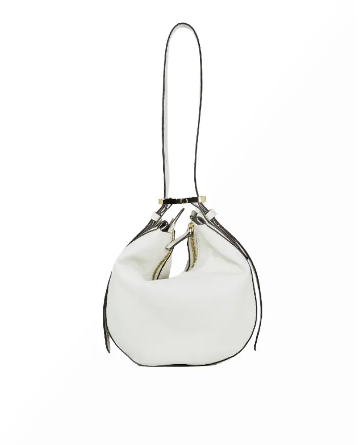 Loristella Borsa piccola in pelle Vicky Bianco