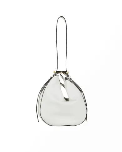 Loristella Borsa piccola in pelle Vicky Bianco