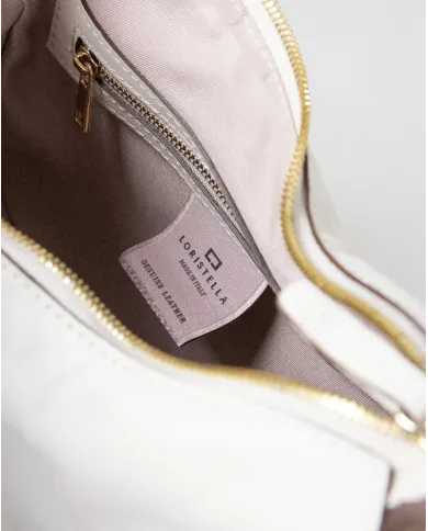 Loristella Borsa piccola in pelle Vicky Bianco