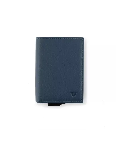 Roncato Porta carte di credito con tasca banconote Iron 4.0 Blu