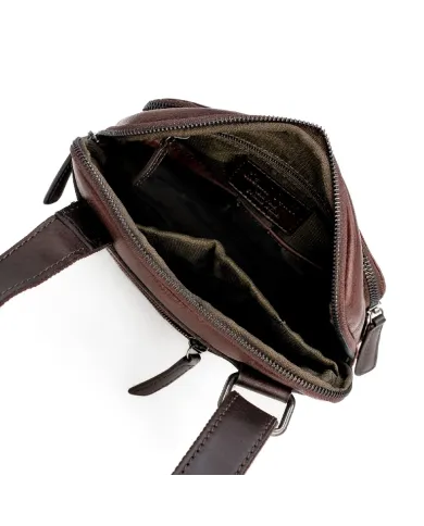 Gianni Conti Borsa uomo in pelle vintage Samuel Testa moro