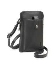 Roncato Borsello uomo pelle Detroit Nero