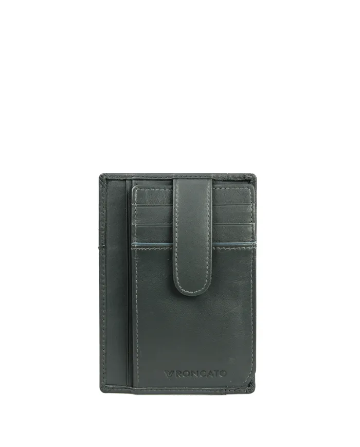 Roncato Porta documenti in pelle, Roncato "Steele". Nero