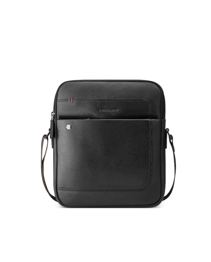 Roncato Borsa grande uomo pelle Alaska Nero
