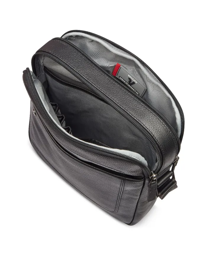 Roncato Borsa grande uomo pelle Alaska Nero