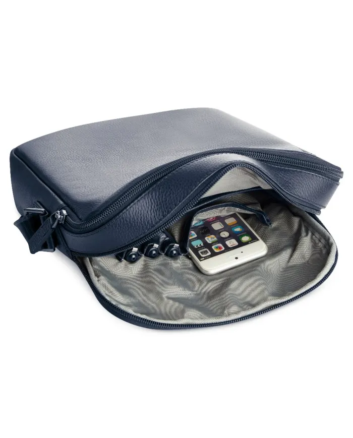 Roncato Borsa grande uomo pelle Alaska Blu