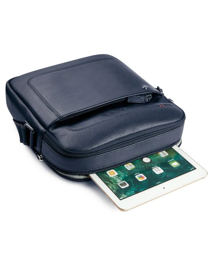 Roncato Borsa grande uomo pelle Alaska Blu