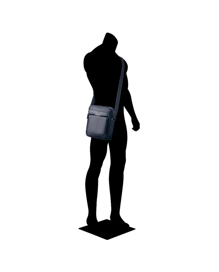 Roncato Borsa grande uomo pelle Alaska Blu