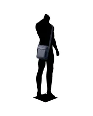 Roncato Borsa grande uomo pelle Alaska Blu