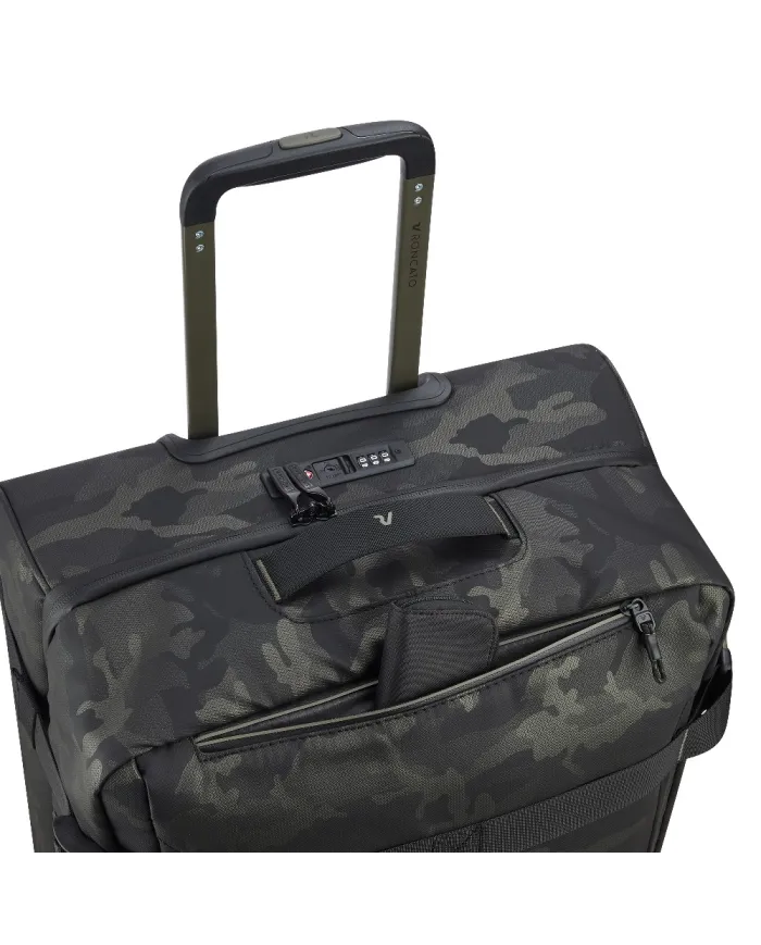Roncato Borsone trolley tessuto impermeabile Norway Mimetico