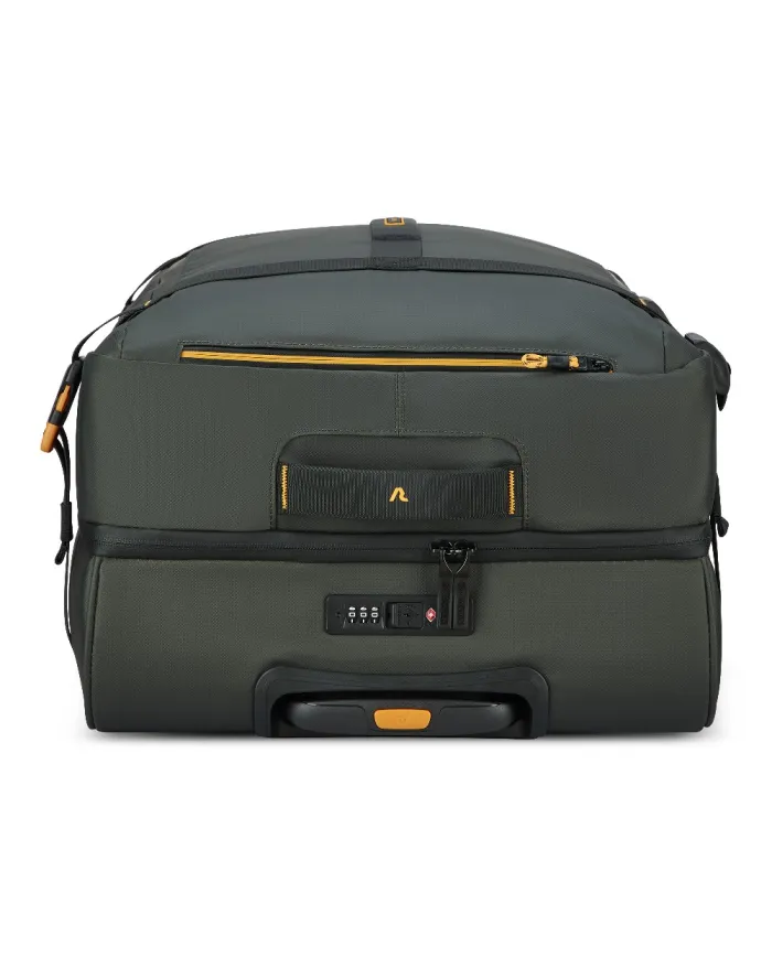 Roncato Borsone trolley tessuto impermeabile Norway Verde militare