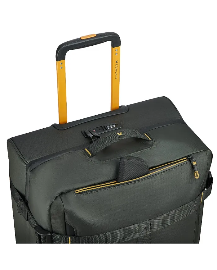 Roncato Borsone trolley tessuto impermeabile Norway Verde militare