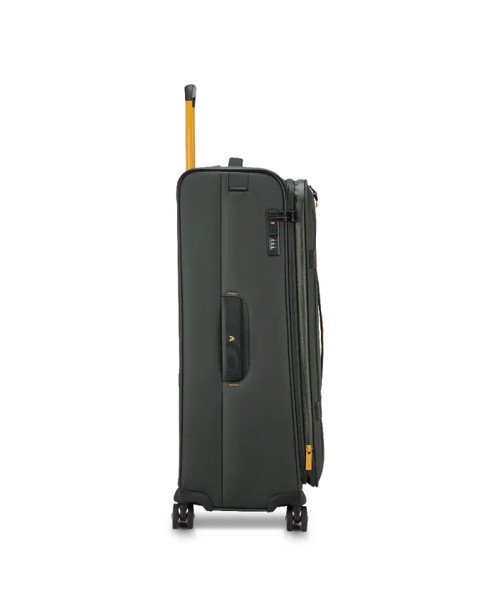 Roncato Trolley grande tessuto impermeabile Norway Verde militare