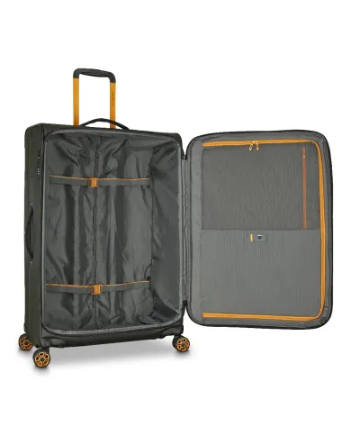 Roncato Trolley grande tessuto impermeabile Norway Verde militare
