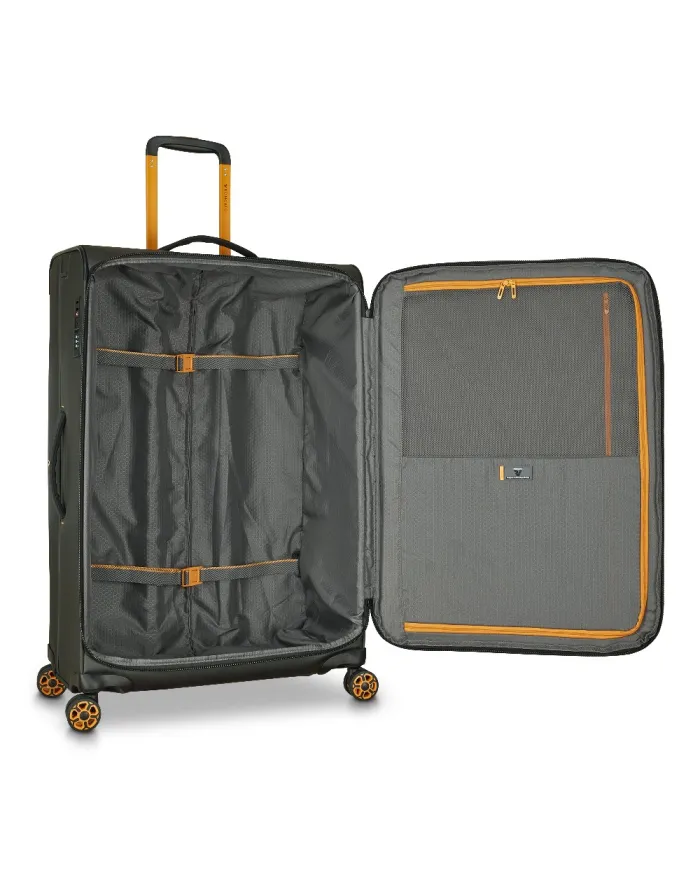 Roncato Trolley grande tessuto impermeabile Norway Verde militare