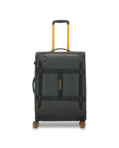 Roncato Trolley medio tessuto impermeabile Norway Verde militare
