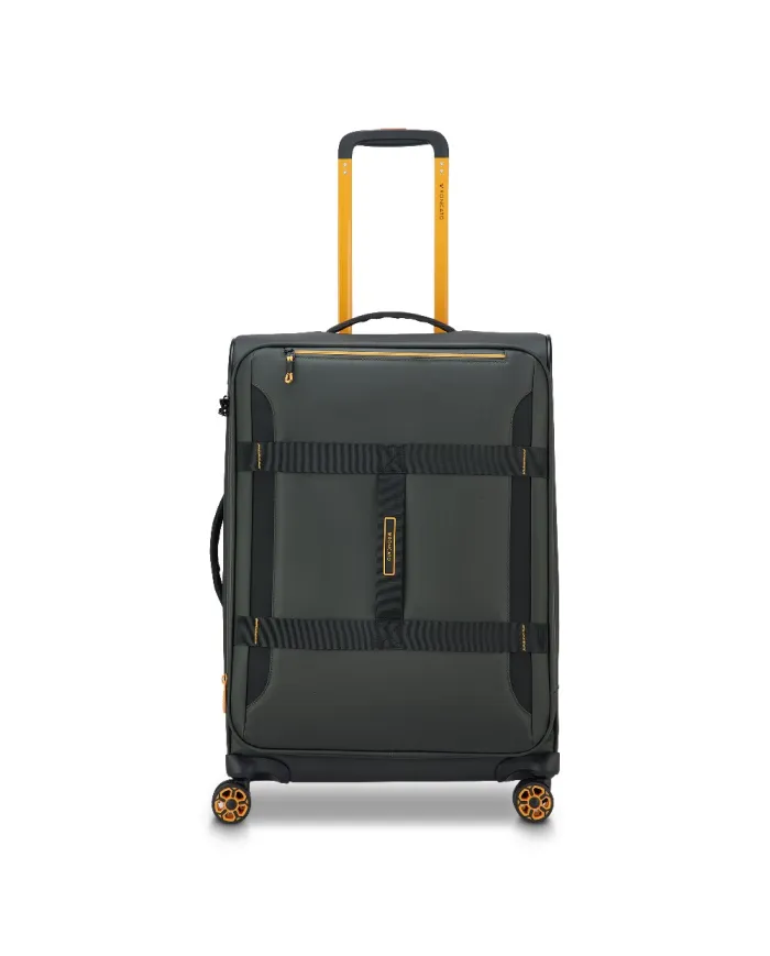 Roncato Trolley medio tessuto impermeabile Norway Verde militare