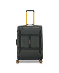 Roncato Trolley medio tessuto impermeabile Norway Verde militare