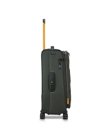 Roncato Trolley medio tessuto impermeabile Norway Verde militare