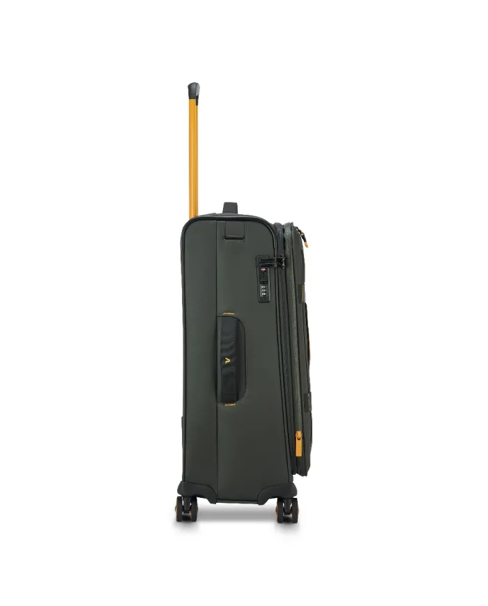 Roncato Trolley medio tessuto impermeabile Norway Verde militare