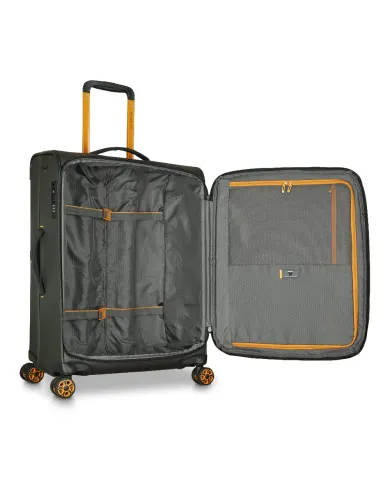 Roncato Trolley medio tessuto impermeabile Norway Verde militare