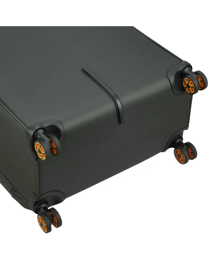 Roncato Trolley medio tessuto impermeabile Norway Verde militare