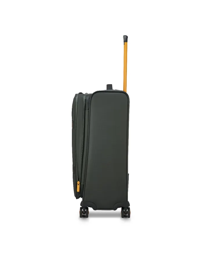 Roncato Trolley medio tessuto impermeabile Norway Verde militare