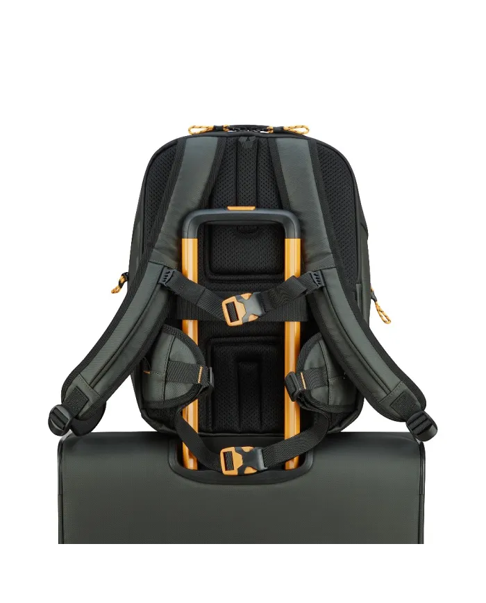 Roncato Zaino da Viaggio cm 40×30×20 porta pc 14" Norway Verde militare