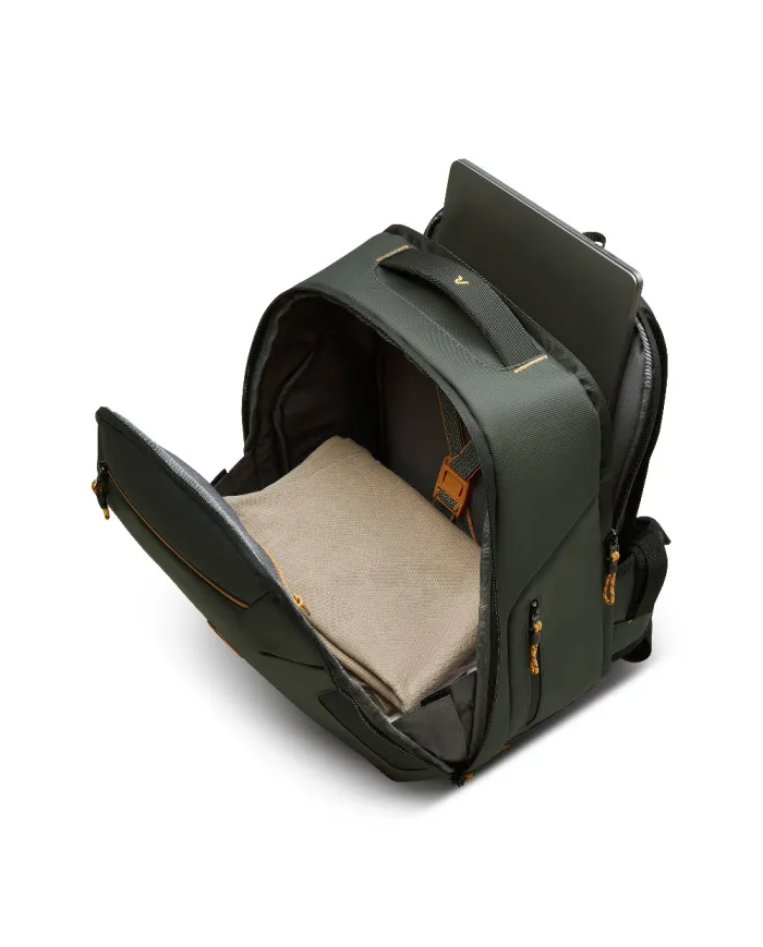 Roncato Zaino da Viaggio cm 40×30×20 porta pc 14" Norway Verde militare