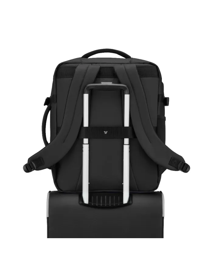Roncato Zaino da Viaggio cm 45×36×20 Wanderline Nero