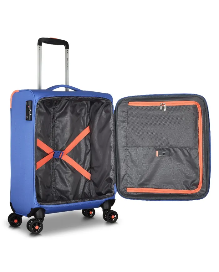 Roncato Trolley cabina 4 ruote Neon lite Viola